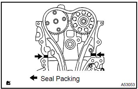 c. Apply seal packing in a continuous bead (diameter: 3 to