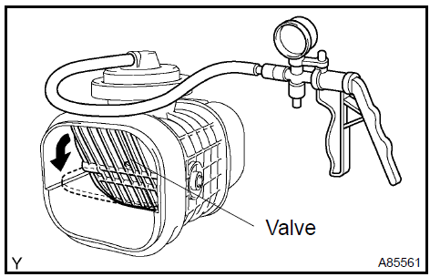 Inspect intake air control valve assy No.3