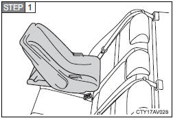 Place the child restraint system