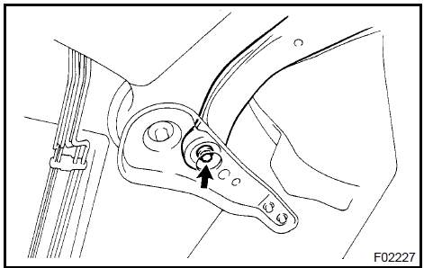 7. INSTALL FRONT SUSPENSION ARM SUB−ASSY