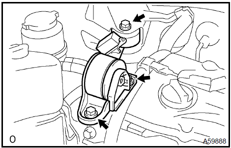 Install engine moving control rod W/bracket