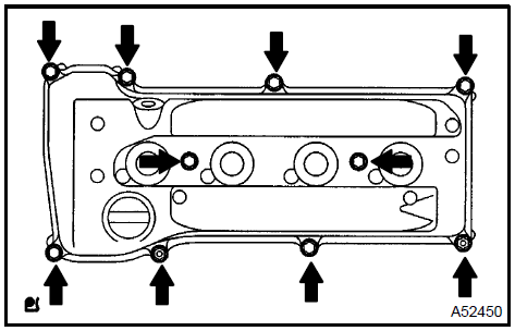 Remove cylinder head cover sub-assy