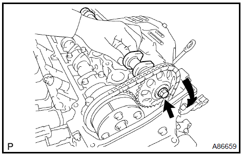 12. REMOVE CAMSHAFT