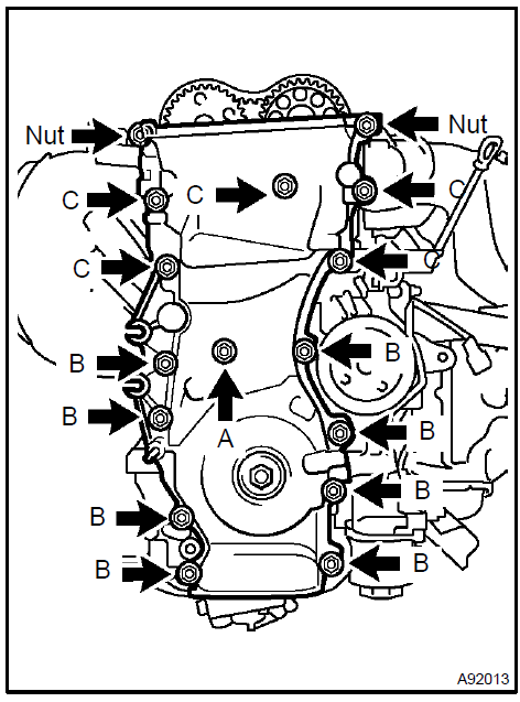 42. INSTALL V−RIBBED BELT TENSIONER ASSY