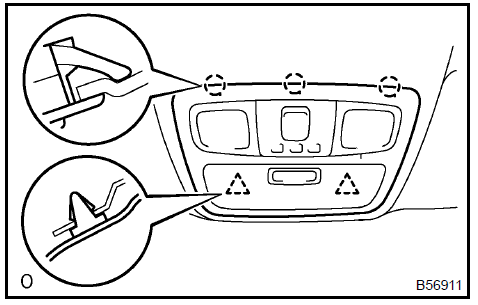 41. REMOVE ROOM LAMP ASSY No.1