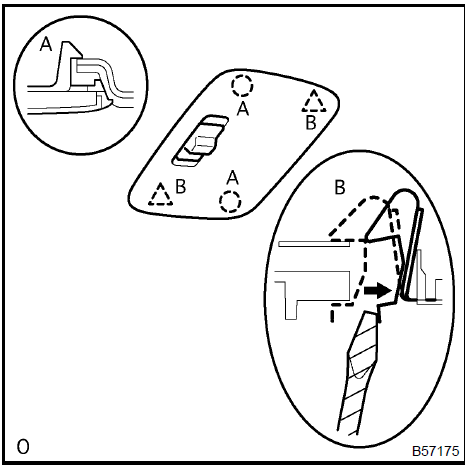 42. REMOVE VISOR HOLDER