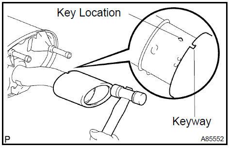 Install tail pipe baffle