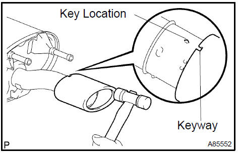 Install tail pipe baffle