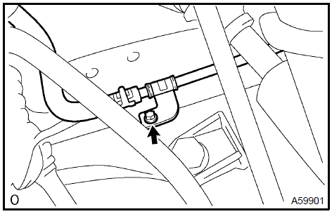 d. Install the engine mounting insulator FR with the bolt.Torque: 87