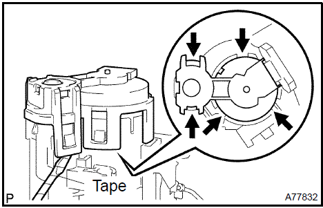 Remove fuel suction support No.2