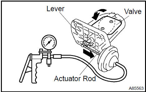 Inspect intake air control valve assy No.2