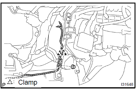 c. Install the earth wire with the bolt.