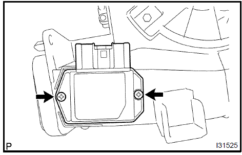 Remove blower motor control (auto air conditioning)