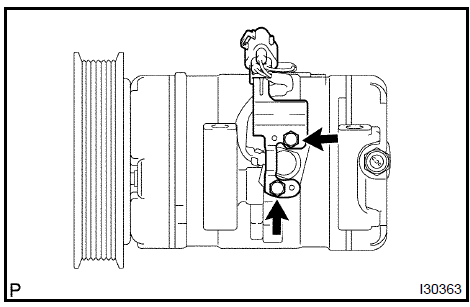 11. INSTALL COOLER COMPRESSOR BRACKET