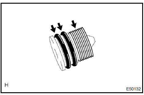 d. Using hexagon wrench 10 mm (0.39 in.), install the cap