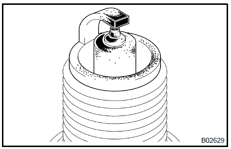 d. Check the spark plug electrode gap.Maximum electrode gap for used spark plug: