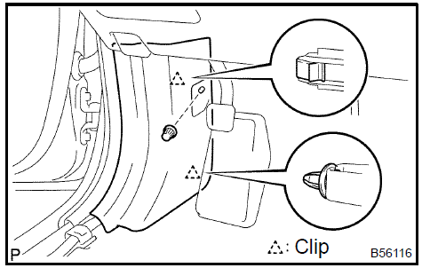 Remove cowl side trim sub-assy LH