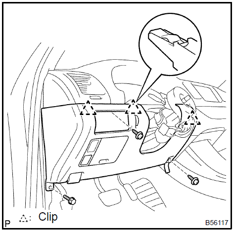 Remove instrument panel sub-assy upper