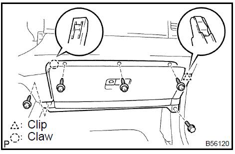  Remove instrument panel sub-assy lower