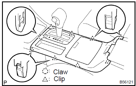  Remove console panel upper rear