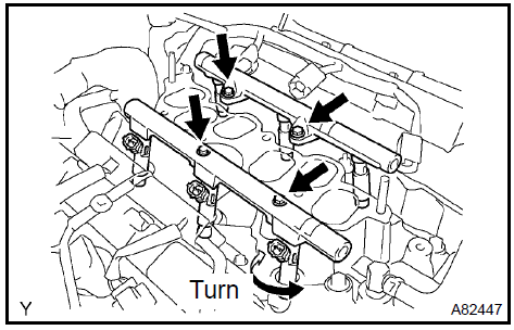 12. INSTALL FUEL PIPE SUB−ASSY No.1