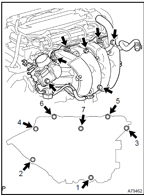 6. REMOVE INTAKE AIR CONTROL VALVE ASSY