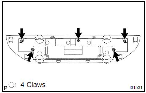 b. Disconnect the connector, remove the heater control