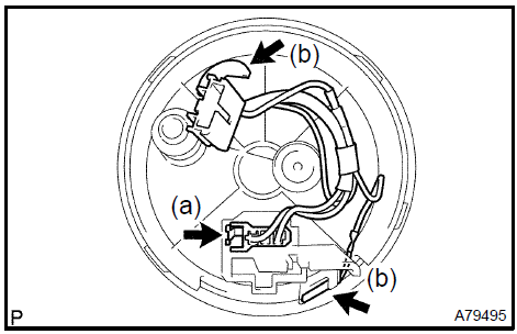 Remove fuel pump harness