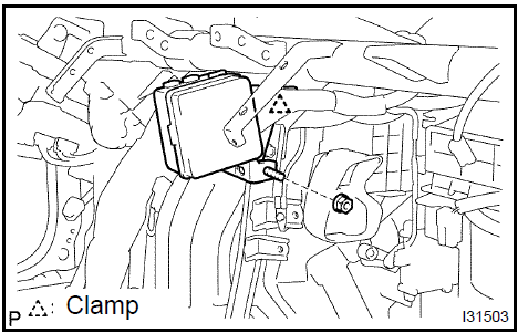 Remove instrument panel brace sub-assy No.2