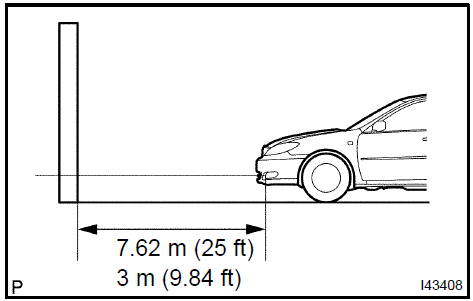 Preparation for fog lamp aiming