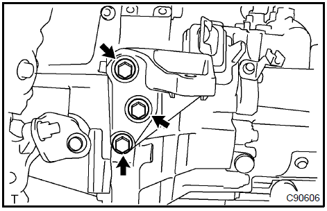 Remove engine mounting bracket FR