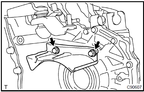 Remove manual transmission case protector