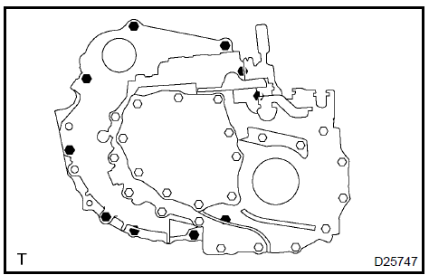 b. Install the 10 bolts.Torque: