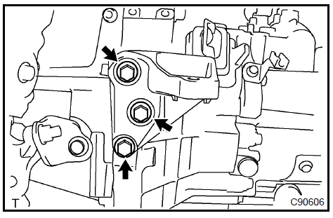  Install engine mounting bracket FR