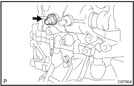 Remove lock ball assy No.1