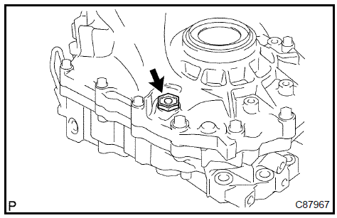 Remove drain (MTM) plug sub-assy