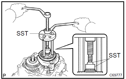 21. REMOVE 5TH GEAR