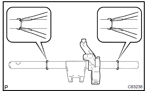 42. REMOVE GEAR SHIFT FORK No.2