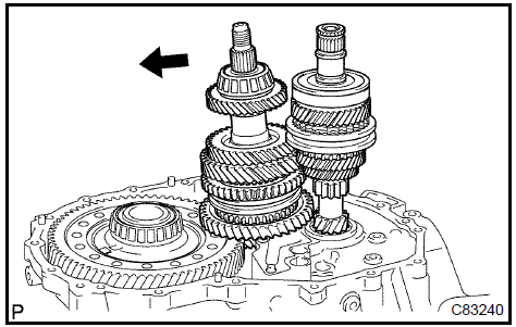  Remove input shaft assy