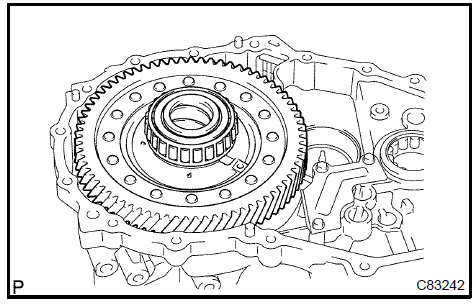 Remove differential case assy