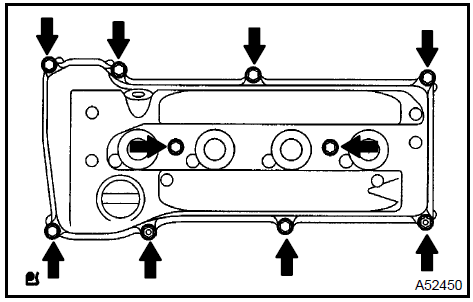 Remove cylinder head cover sub-assy