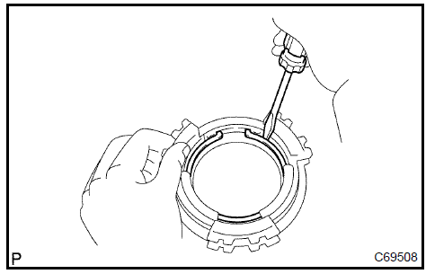 Remove synchronizer pull ring