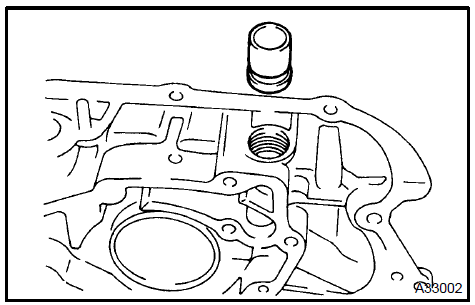  Inspect oil pump relief valve