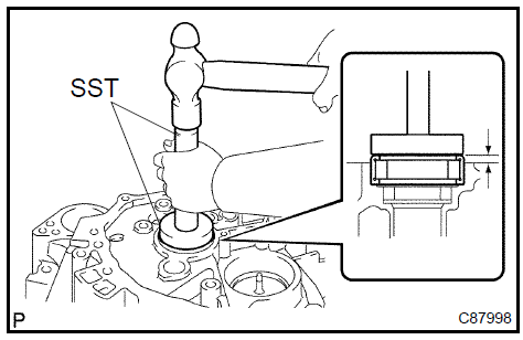 Install input shaft front bearing