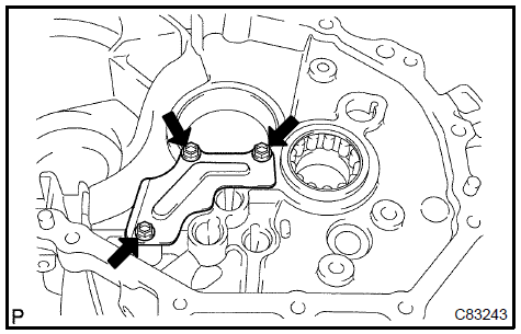  Install manual transaxle case receiver