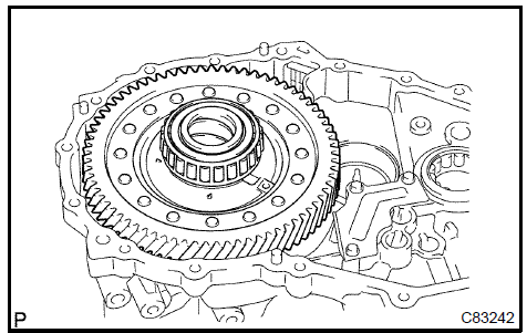 Install differential case assy