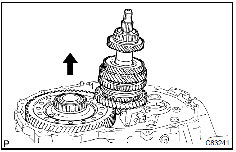 Install output shaft assy