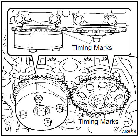 2. Using the crankshaft pulley bolt, turn the crankshaft