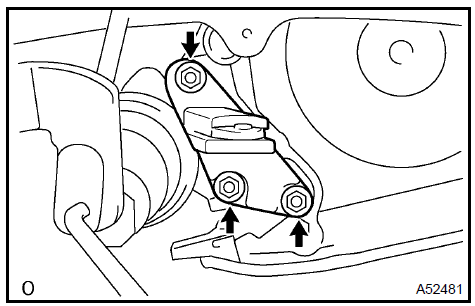 Remove engine mounting bracket RH