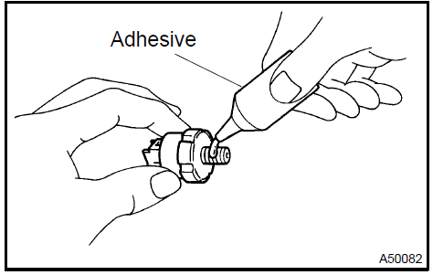 Install oil pressure switch